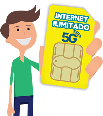 Chip Bitel con internet ilimitado 5G